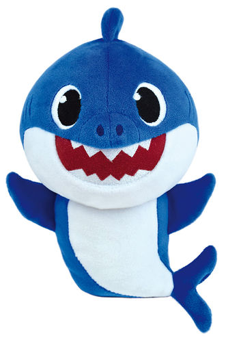 Peluche Baby Shark Bleu 20 cm debout
