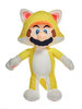 Peluche Super Mario Nintendo chat jaune 35 cm