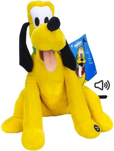 Peluche Pluto Disney avec son 28 cm
