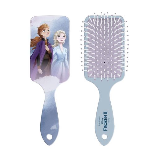 Brosse à cheveux rectangulaire Disney Reine des Neiges Elsa et Anna