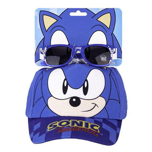 Lot Casquette et lunettes Sonic Sega