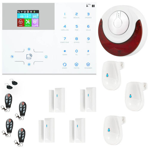 Kit alarme sans fil Meian Orion IP+GSM 4G - sirène 100dB - pour appartement 3 à 5 pieces