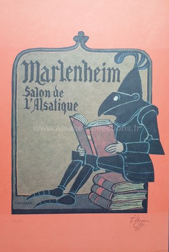 Sérigraphie " Marlenheim, Foire du livre " par Tomi Ungerer