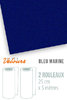 Bleu marine 505 2 rouleaux de 5 mètres x 25 cm 