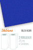 Bleu azur 530 2 rouleaux de 5 mètres x 25 cm 