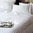Drap Housse 90x190cm - uni percale blanche par Essix