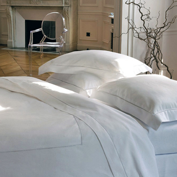 Taie d'oreiller 65x65cm - Venise blanc par Alexandre Turpault
