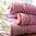 Maxi serviette 55x110cm - unie bois de rose - Blanc des Vosges