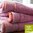 Maxi serviette 55x110cm - unie bois de rose - Blanc des Vosges