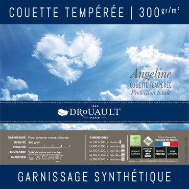 Angeline protect total 300g par Drouault - Couette tempérée