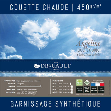 Angeline protect total 450g par Drouault - Couette chaude