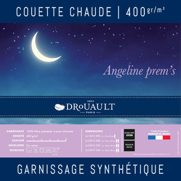 Angeline prem's 400g par Drouault - Couette chaude
