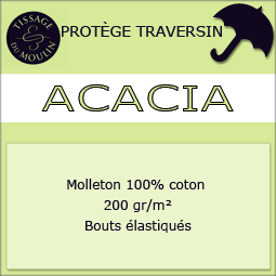 Acacia par Tissage du Moulin - Protège traversin