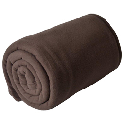 Teddy chocolat - couverture polaire confort - TOISON D'OR