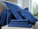 Bleu royal - Percale unie BLANC DES VOSGES