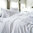 Taie d'oreiller 65x65cm - Marquise blanc par Blanc des Vosges