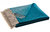 Katmandou bleu paon par Blanc des Vosges - Plaid 130x170cm