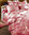 Pastorale rouge par Aude de Balmy - Couvre lit 175x250cm