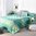 Bergame turquoise 85 par Linder - Jeté de lit 180x240cm