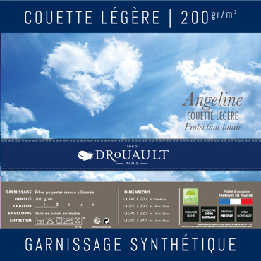 Angeline été 200g/m² par Drouault - Couette légère