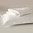 Dahlia blanc - Taie d'oreiller 65x65cm - Anne de Solène