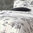 Taie d'oreiller 65x65cm - Promenade graphite  par Blanc des Vosges