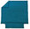Housse de couette 140x200cm - Palace bleu paon par Blanc des Vosges