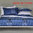 Taie d'oreiller 65x65cm - Boss tennis stripes Navy par Hugo Boss