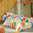Taie d'oreiller 65x65cm - Arty multicolore par Blanc des Vosges