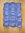 Etole en mousseline bandes satin gris bleu MARC ROZIER