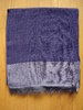 Echarpe en laine violette et grise
