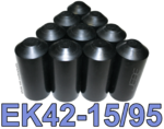 10 Capuchons thermorétractables EK 42-15/95, pour câbles à isolant papier ou synthétique