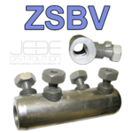 Raccords à vis à tête fusible, sans séparateur, pour conducteurs en cuivre ou aluminium, ZSBV 16