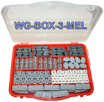 Boite d'assortiment de 174 bornes WAGO mélange WG-BOX 3-MEL