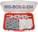 Boite d'assortiment de 75 bornes WAGO à ressort WG-BOX 2-224