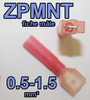 Fiche plate Mâle isolée Nylon + Thermo ZPMNT 0.5-1.5 rouge