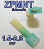 Fiche plate Mâle isolée Nylon + Thermo ZPMNT 1.5-2.5 bleu