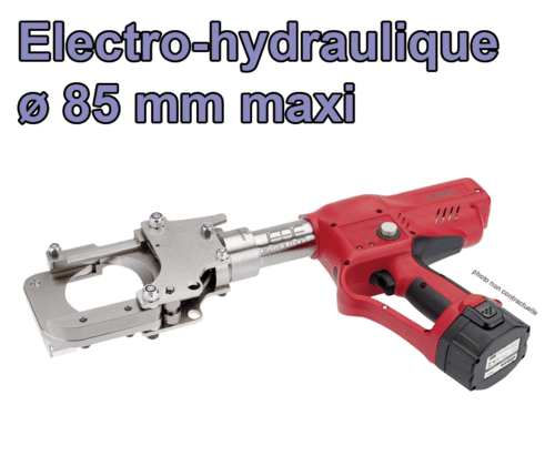 Cisaille coupe-câble electro-hydraulique ø 85 mm-CIMCO-105710