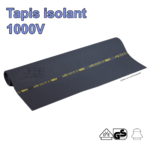Tapis isolant 1000V - Noir - CIMCO - 140224