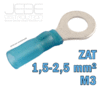 Cosses anneau à sertir thermorétractables ZAT 1,5-2,5 mm² - M3