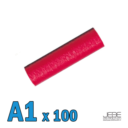 Manchon caoutchouc HELAVIA A1 rouge pour fils Ø 1.75 à 3.5mm, longueur 20mm