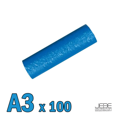 Manchon caoutchouc HELAVIA A3 bleu pour fils Ø 5 à 9mm, longueur 25mm