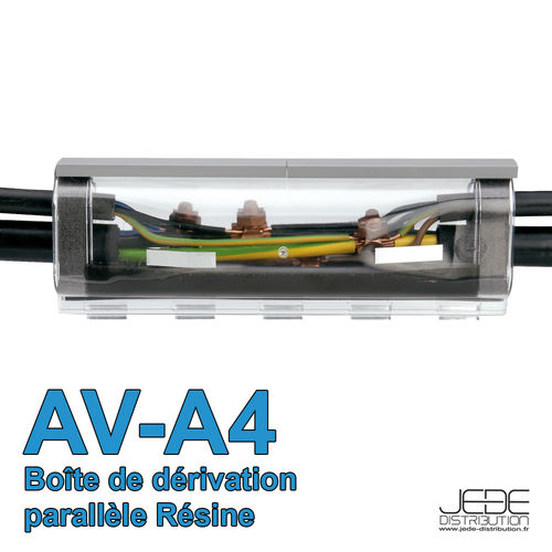 Boîte de dérivation parallèle Résine AV-A4