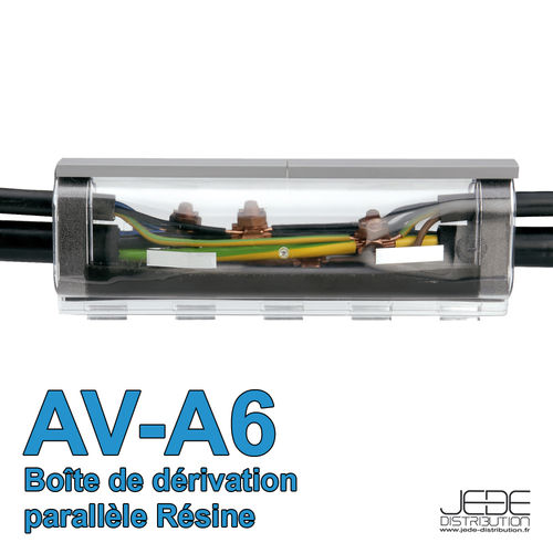 Boîte de dérivation parallèle Résine AV-A6