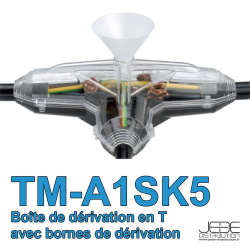 Boîte de dérivation Résine en T, TM-A1SK5