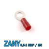 Cosse Anneau 0,5-1 mm² M5 Rouge Entrée Facile Polyamide