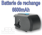 Batterie de rechange 6600mAh pour Projecteur LED 20W (CIMCO 111592)