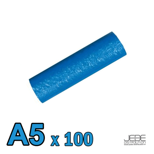 Manchon caoutchouc HELAVIA A5 bleu pour fils Ø 10 à 15mm, longueur 35mm