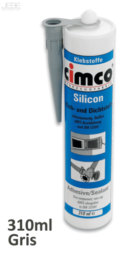Colle silicone grise 310ml