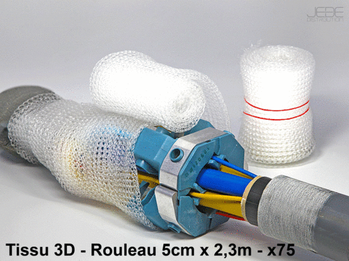 FiloSlim Tissu 3D en rouleau de 5cm x 2,3m - 75 pièces